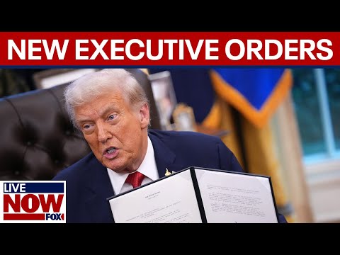 President Trump signs executive orders | LiveNOW from FOX