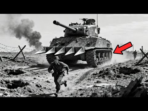 二戰黑科技!德國廢鐵焊在美軍坦克上,打破諾曼第僵局,拯救1500人!