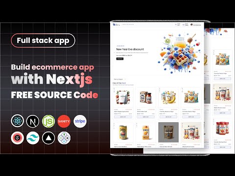 Full-Stack E-Commerce App: Next.js 15, Stripe, Sanity & Tailwind | Tutorial + Free Code