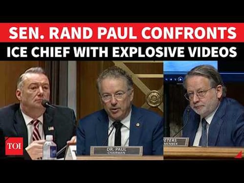 ‘Shoving Woman's Head In Snow Is Your De-Escalation? Rand Paul Challenges ICE Chief With Video Proof