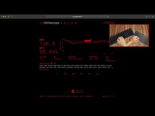 150 WPM Cross Handed Typing