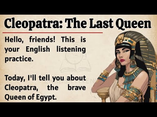 Cleopatra's Story || Learn English Through Story đĽ || English Listening Practice â
|| Graded Reader
