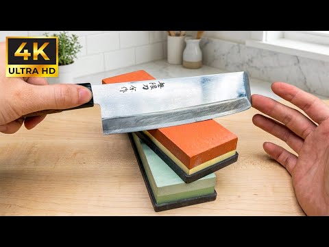 World's Sharpest Kitchen Knife! Easy Way To Sharpen A Knife To Razor Sharp Just 2 Minutes