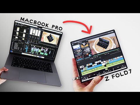 I tried to replace my laptop with the Z Fold7...