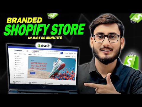 How To Design a BRANDED Shopify Store In Just 60 Minutes
