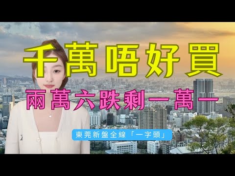 價崩 50%!東莞樓爆煲!兩萬六跌剩一萬一!業主首期蝕光變負資產!松山湖神話破滅,臨深片區變「深坑」?東莞新盤全線「一字頭」,連CBD都守唔住?港人北上退休注意!揭秘發展商蝕本賣樓真相!#大灣區樓盤