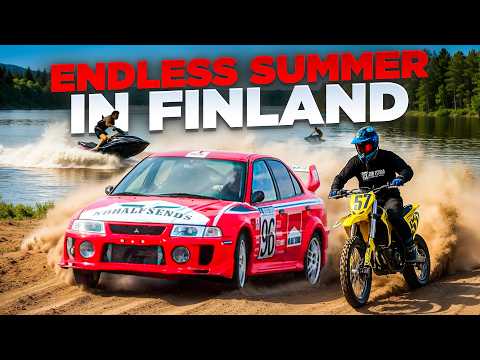 A very chill and relaxing day in Finland with @stuntfreaksteam (nothing crazy to see here)