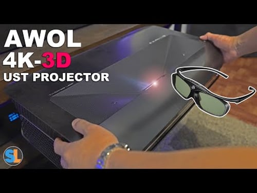 Extreme BRIGHTNESS! AWOL VISION LTV-3500 4K 3D Laser TV Ptojector Review