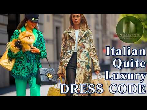 ๐QUIET LUXURY Milan Fall Street Style ๐ฎ๐น: Effortless Chic & Timeless Italian Fashion Trends