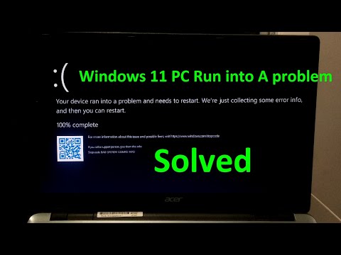 How to fix Bad System Config Info stop error Windows 11