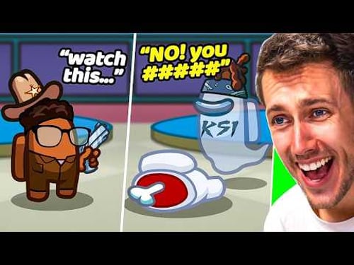 REACTING TO NEW SIDEMEN AMONG US MOMENTS!