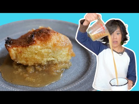 Unemployed Person's Pudding -- layers switch places while baking 🇨🇦 Pouding Chômeur | HARD TIMES