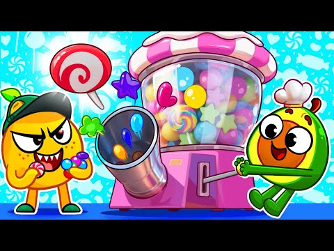 Don't Eat Too Much Candy | Good Habits | Simple Funny Cartoon for Kids | Pit & Penny Stories 🥑 #song