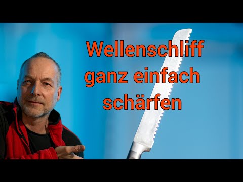 Sharpening serrated knives – very easy