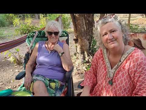 Two nice ladies from Holland explain why they love the Eco paradise Kurumba Lodge in The Gambia