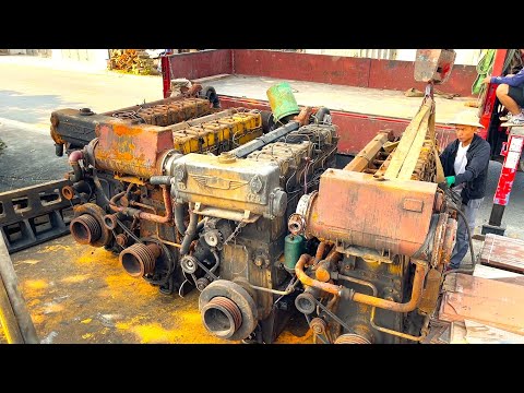 Restoration Of Old And Damaged Marine Engine WHM6210LC1360-1A0 // Restoration of WEICHAI Engine
