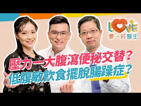 腸躁症讓我一緊張就想上廁所?不只腹瀉,便秘也可能是腸躁症?這類的人容易得腸躁症?吃益生菌能改善效果嗎?低腹敏飲食能擺脫腸躁症?如何快速減緩症狀?|黃瑽寧(feat. 章振旺、曹玉婷)