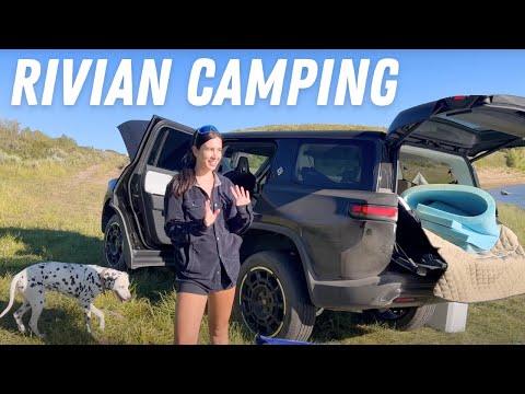 Here's How I Setup Car Camping In My Rivian R1S!