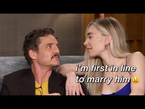 Pedro Pascal and Vanessa Kirby flirting like its a full-time job for 5 minutes