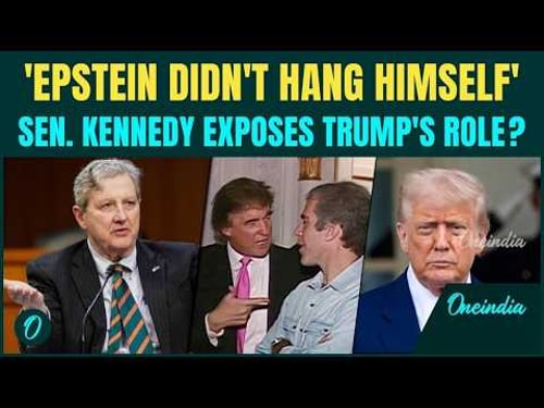 Trump's Role In Epstein Death? Sen. Kennedy EXPOSES Shady Death Of Epstein After New DOJ Files Out