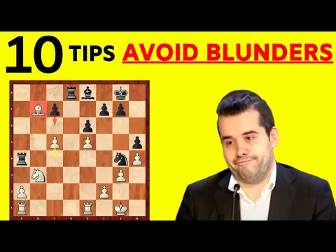 10 Useful Tips to Avoid Blunders in Chess | How to Blunder Less