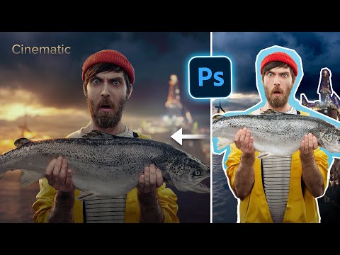 Blending & Color grading LIKE A PRO! ✅ | Cinematic Manipulation with Photoshop