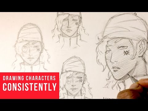 How To Draw Characters Consistently Looking The Same