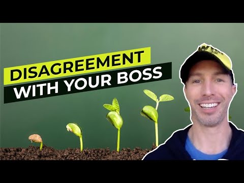 Tell Me About a Time You Disagreed With Your Boss? Question and Answer