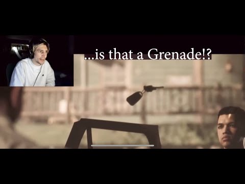 xQc mistakes car keys for a …….grenade. (The Quarry)