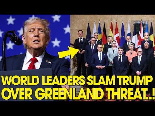 World Leaders SLAM Trump’s Greenland Threat — Americans FURIOUS at Trump
