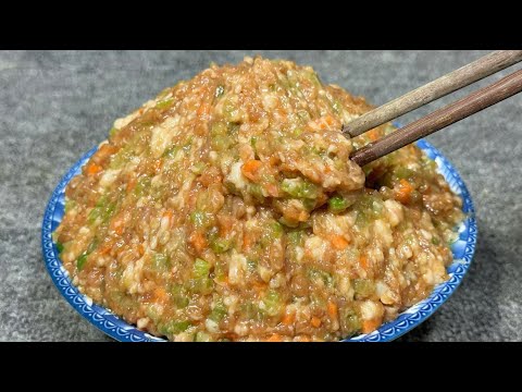 姆級教程!西芹餃子餡不出湯、不腥不柴的3個關鍵,鎖住鮮嫩汁水!