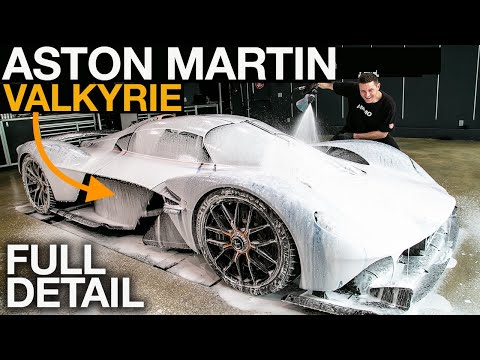 $4M Aston Martin Valkyrie First Wash and Full Detail!