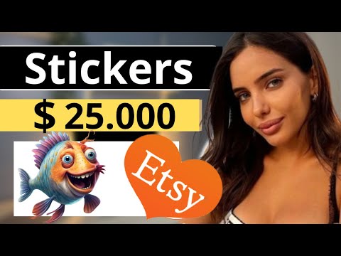 كيف تربح 25 ألف دولار من بيع ستيكرز على إتسي باستعمال الذكاء الصناعي #digitalproduct #etsysuccess