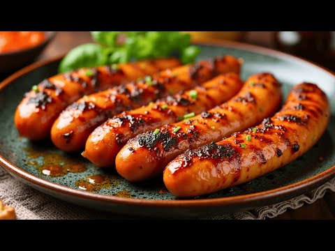 Unbelievable! Just 1 Cup Chickpea And Spices To Make Sausage At Home! Delicious Vegan Recipe!
