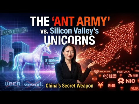 China’s SECRET Weapon: The “Ant Army” vs. Silicon Valley’s UNICORNS