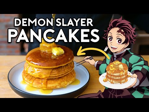 Honey Butter Pancakes from Demon Slayer | Anime With Alvin