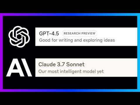 OpenAI's GPT 4.5 ChatGPT Compared to Anthropic Claude 3.7 Sonnet