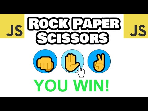 Build this rock paper scissors game with JavaScript! 👊