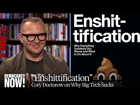 "Enshittification": Cory Doctorow on Why Big Tech Sucks, Keeps Getting Worse & What to Do About It