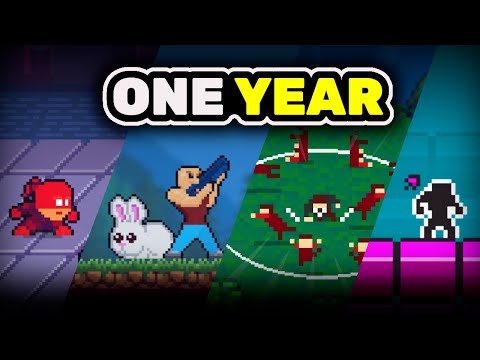 1 year of Game Development : So many games ! - Devlog