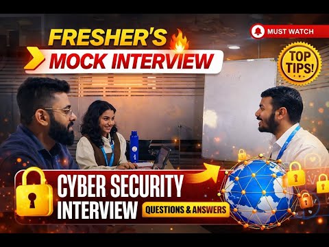 Ethical Hacking Mock Interview π Fresherβs Mock Interview | Cyber Security Career