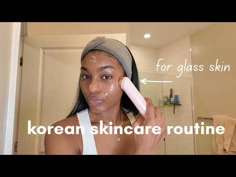 my skincare routine for glass skin **korean skincare**