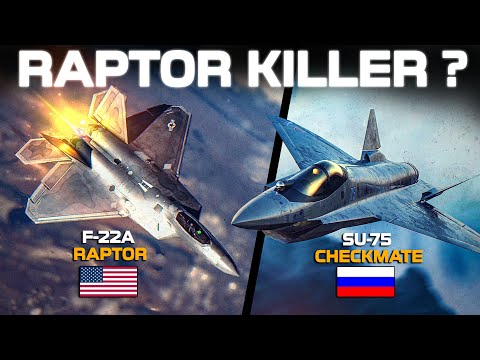 F-22 Raptor Vs Su-75 Checkmate 5th Generation Duel | Digital Combat Simulator | DCS |