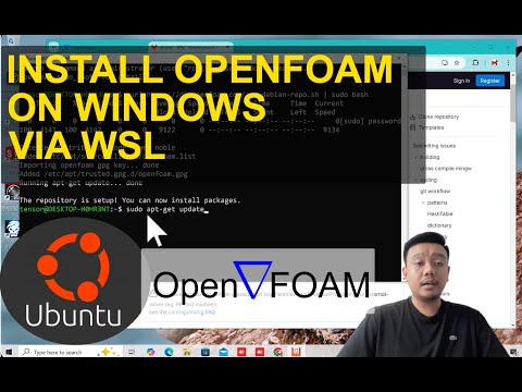 Install openfoam on windows via WSL (Part 0.4 - OpenFOAM Beginner Series)