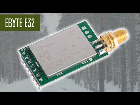 Эксперименты с LoRa Часть 1. Проверка дальности в лесу 868 МГц. EBYTE E32