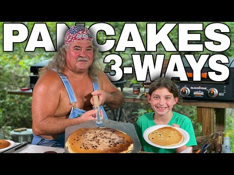 Pancakes 3 Ways with Bruce The Alligator Man | Blackstone Griddle