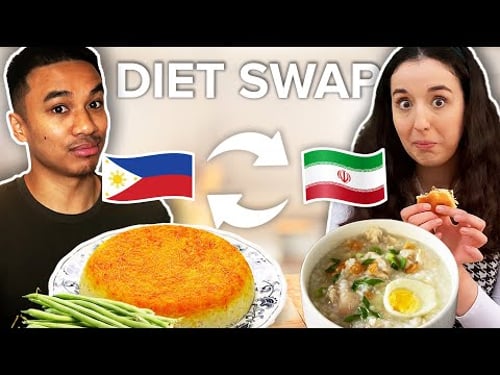 A Filipino & An Iranian Swap Meals For 24hrs