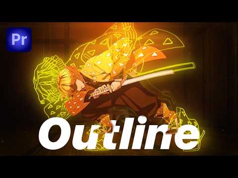 How To Make a Glowing Outline Effect in Premiere Pro