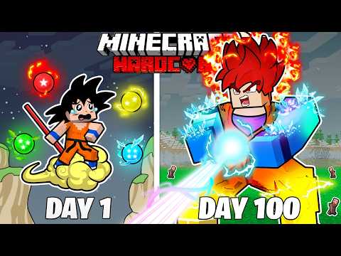 I Survived 100 Days as ELEMENTAL GOKU in HARDCORE Minecraft