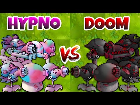 PVZ 1 Fusion 3.0 Challenge - Team HYPNO vs DOOM Plants Fusion VS Obsidian Gargantuar - Who Will Win?